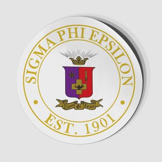 Sigma Phi Epsilon Circle Crest - Shield Decal