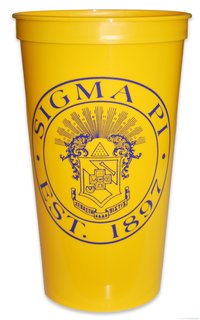 Sigma Pi Big Plastic Stadium Cup