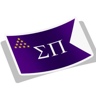 Sigma Pi Flag Decal Sticker