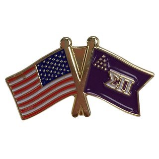 Sigma Pi USA Flag Lapel Pin