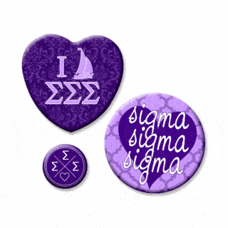 Sigma Sigma Sigma Button Set