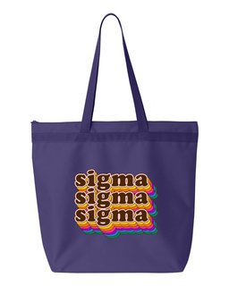 Sigma Sigma Sigma Maya Tote Bag