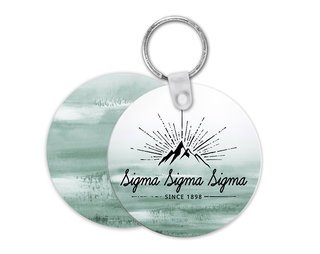 Sigma Sigma Sigma Mountain Key Chain