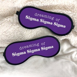 Sigma Sigma Sigma Sweet Dreams Eye Mask