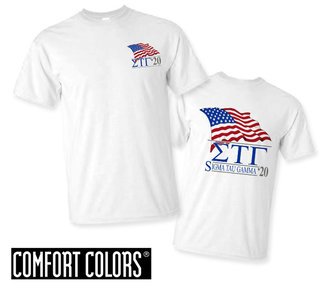 Sigma Tau Gamma Patriot  Limited Edition Tee - Comfort Colors