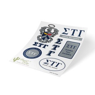 Sigma Tau Gamma Traditional Sticker Sheet