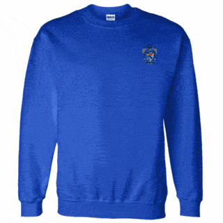 DISCOUNT-Sigma Tau Gamma World Famous Crest - Shield Crewneck Sweatshirt