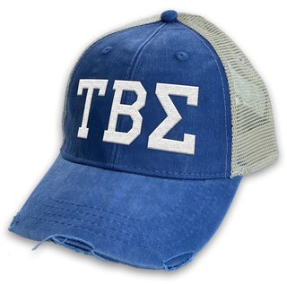 Tau Beta Sigma Distressed Trucker Hat