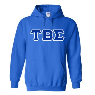 Tau Beta Sigma Lettered Hooded Sweatshirts