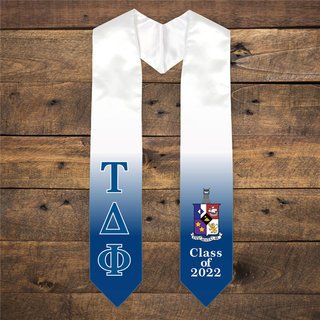Tau Delta Phi Extra Fancy Greek Class Of 2022 Graduation Stole