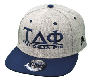 Tau Delta Phi Flatbill Snapback Hats Original