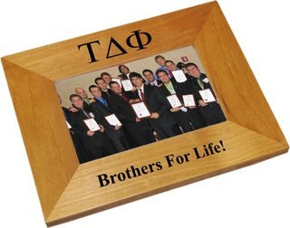 Tau Delta Phi Wood Picture Frame