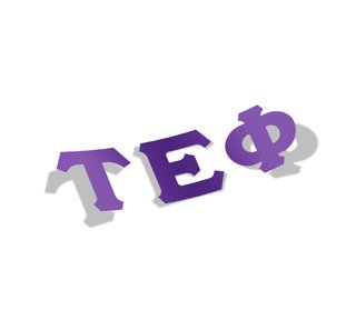 Tau Epsilon Phi Big Greek Letter Window Sticker Decal