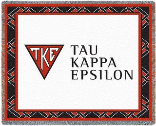 Tau Kappa Epsilon Afghan Blanket Throw