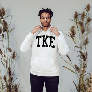 Tau Kappa Epsilon Arched Greek Letter Hooded Sweatshirt