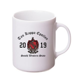 Tau Kappa Epsilon Crest & Year Ceramic Mug