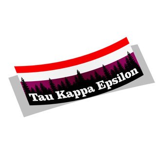 Tau Kappa Epsilon Mountain Decal Sticker