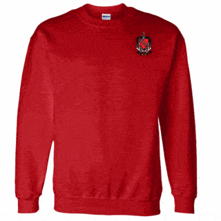 DISCOUNT-Tau Kappa Epsilon World Famous Crest - Shield Crewneck Sweatshirt