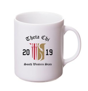 Theta Chi Crest & Year Ceramic Mug