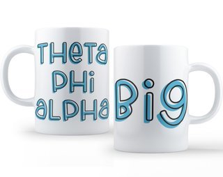 Theta Phi Alpha Bubble Big Sister Mug