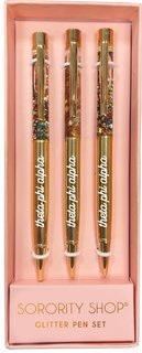 Theta Phi Alpha Glitter Pens (Set of 3)