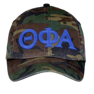 Theta Phi Alpha Lettered Camouflage Hat