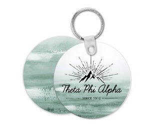 Theta Phi Alpha Mountain Key Chain