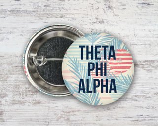 Theta Phi Alpha Paradise Found Button