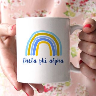 Theta Phi Alpha Rainbow Coffee Mug
