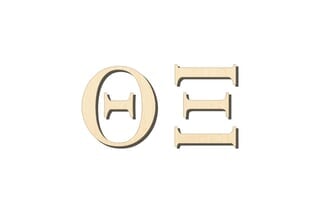 Theta Xi Big Wooden Greek Letters Sale 29 99 Greek Gear
