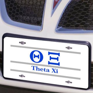 Theta Xi Lettered Lines License Cover