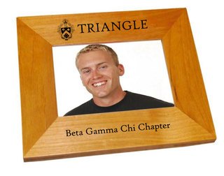 Triangle  Crest Picture Frame