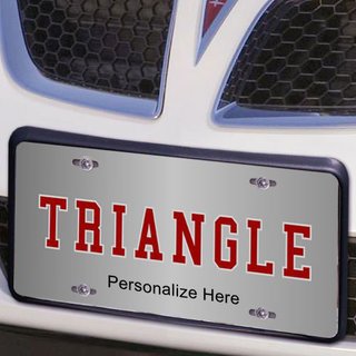 Triangle Lettered License Cover