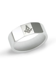 Tungsten Mason / Freemason Ring