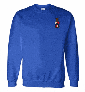 DISCOUNT-World Famous Crest - Shield Greek Sweatshirt