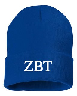 Zeta Beta Tau Greek Letter Knit Cap