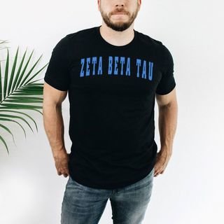 Zeta Beta Tau letterman tee