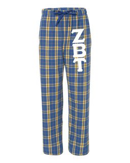 Zeta Beta Tau Pajamas Flannel Pant