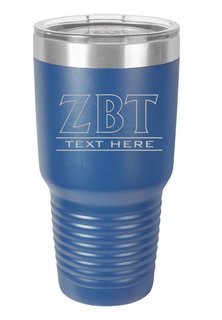 Zeta Beta Tau Vacuum Insulated Tumbler