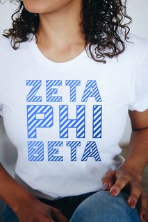 Zeta Phi Beta Big Lines Tee