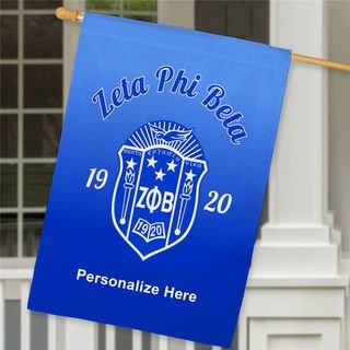 Zeta Phi Beta House Flag