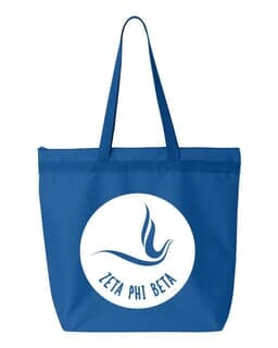 zeta phi beta tote bags