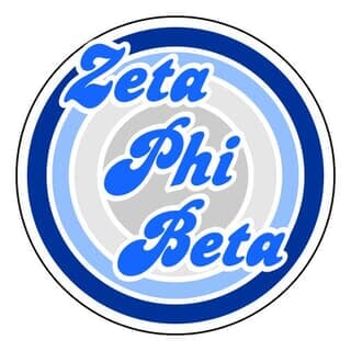 Zeta Phi Beta Retro Round Decals Sale 4 95 Greek Gear