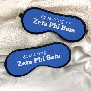 Zeta Phi Beta Sweet Dreams Eye Mask