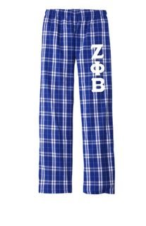 Sorority Letters Shop Gamma Phi Beta Flannel Pajama Pants