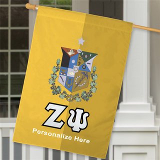 Zeta Psi Crest House Flag