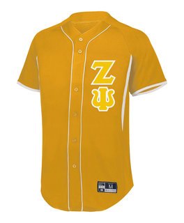 Zeta Psi Lettered Baseball Jersey