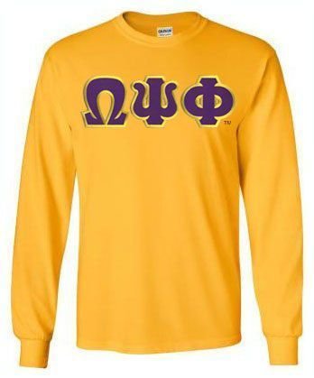 omega psi phi long sleeve shirts