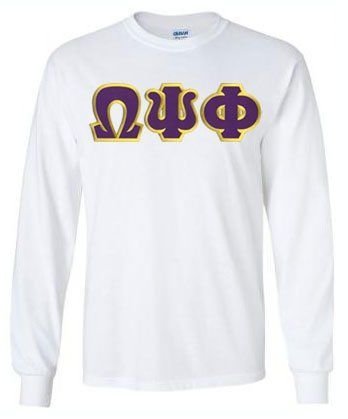 omega psi phi long sleeve shirts