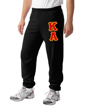 kappa black sweatpants